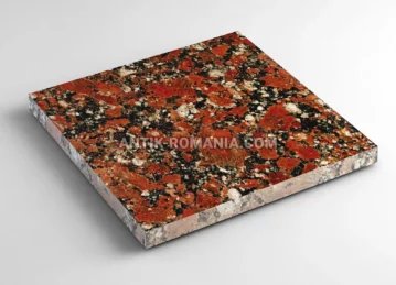 Plăci decorative granit Rosso Santiago fotografie 1