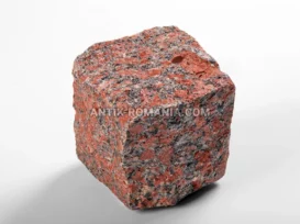 Pavaj piatră cubică tocată granit Rosso Santiago fotografie 10