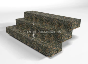 Trepte de granit Leopard Red fotografie 1
