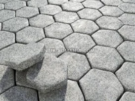Pavele rotunjite granit Grey Ukraine fotografie 2
