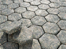 Pavele rotunjite granit Leopard Red fotografie 2